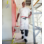 Pantalón de Trabajo Starline Blanco/Gris