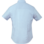 Camisa manga corta mujer Oxford Celeste