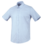 Camisa Manga Corta Oxford  Hombre Celeste