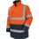 Parka de Trabajo Alta Visibilidad Lumen Clase 3 Naranja/Marino