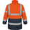 Parka de Trabajo Alta Visibilidad Lumen Clase 3 Naranja/Marino