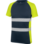 Camiseta Dry Tech Fluor Reflex Azul Marino/Amarillo