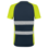 Camiseta Dry Tech Fluor Reflex Azul Marino/Amarillo