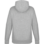 Sudadera Capucha Job+ Gris Melange