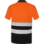 Polo Manga Corta Lumen Pro Naranja/Azul Marino
