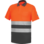 Polo Manga Corta Lumen Pro Naranja/Gris