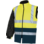 Parka de Trabajo 4 en 1 Alta Visibilidad Lumen Clase 2 Amarillo/Marino