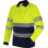 Polo Manga Larga A.V. Lumen Premium Doble Capa Amarillo/Azul Marino
