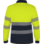 Polo Manga Larga A.V. Lumen Premium Doble Capa Amarillo/Azul Marino