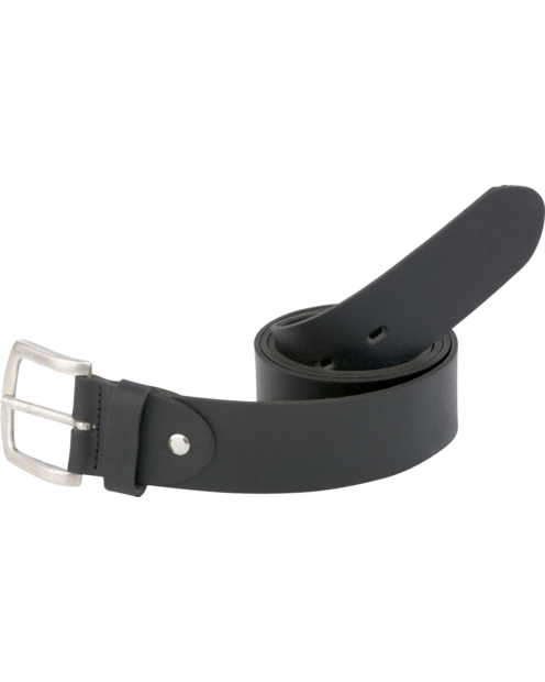 Cinturón de piel negro