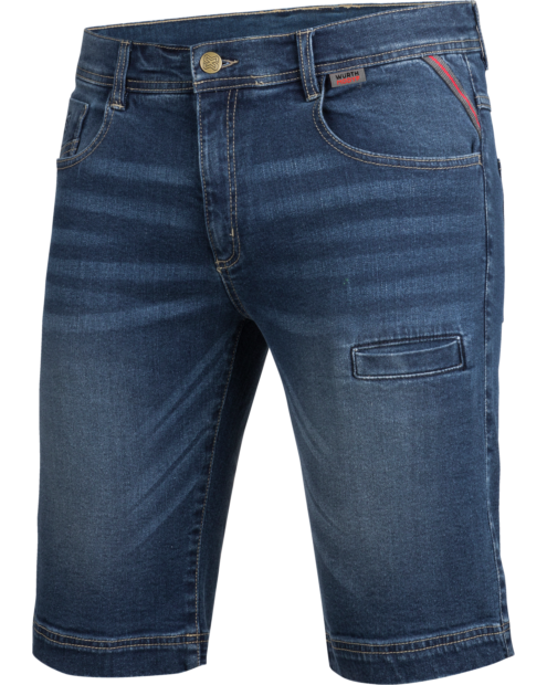 Bermuda Jeans Stretch X Azul