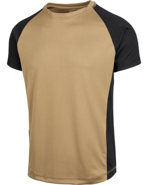 Camiseta Dry-Tech Beige/Negro