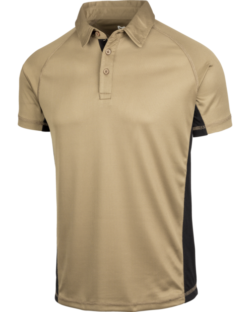 Polo Dry-Tech de Trabajo Beige/Black