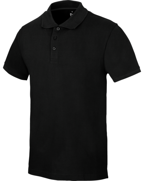 Polo Manga Corta Job+ Negro