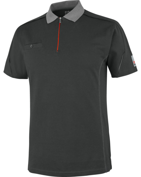Polo Manga Corta Stretch X Antracita