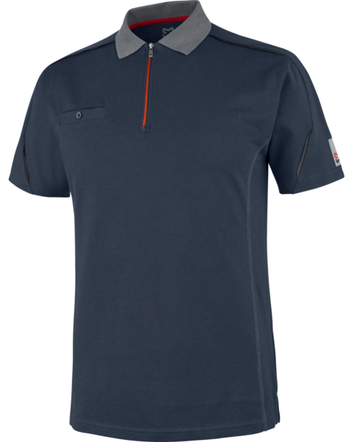 Polo Manga Corta Stretch X Azul Marino