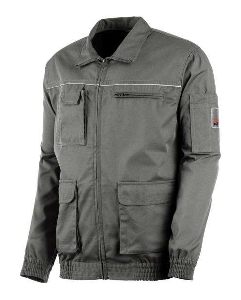 Chaqueta Gris de Trabajo Classic Cotton