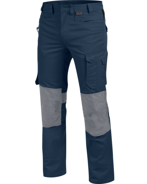 Pantalón de Trabajo Cetus Azul/Gris