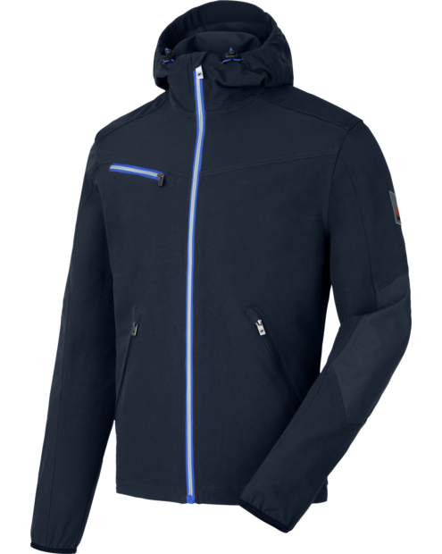 Softshell de Trabajo Stretch Evolution Azul Marino/Azul Real Würth MODYF