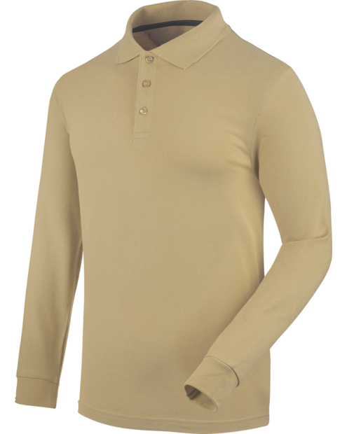 Polo Manga Larga Job+ Beige
