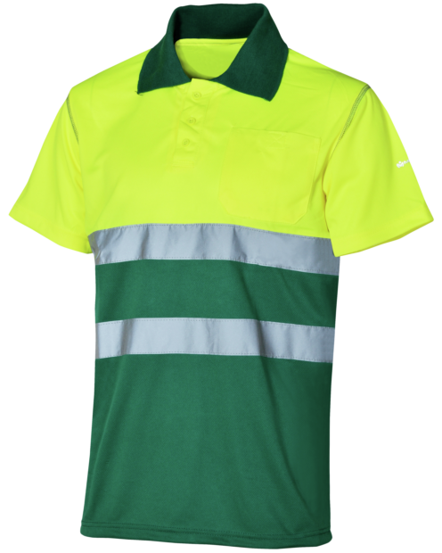 Polo de Trabajo Alta Visibilidad Lumen Clase 1 Amarillo/Verde