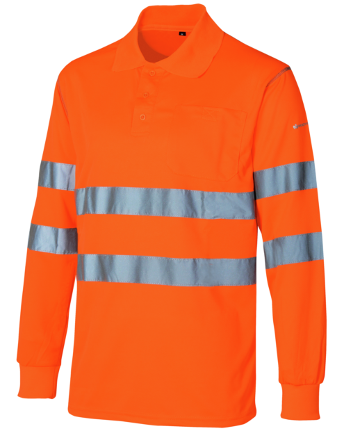 Polo de Trabajo Alta Visibilidad Lumen Clase 2 Naranja