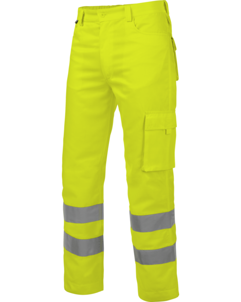 Pantalón de Trabajo Alta Visibilidad Lumen Clase 2 Amarillo