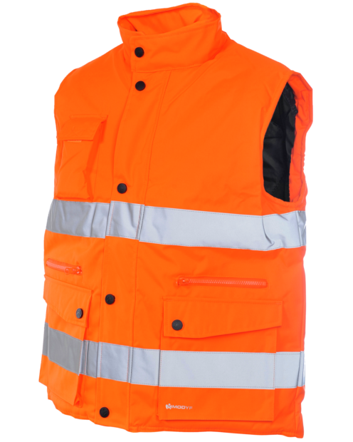Chaleco de Trabajo Alta Visibilidad Lumen Clase 2 Naranja