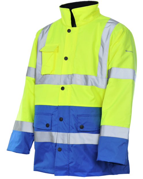 Parka de Trabajo Alta Visibilidad Lumen Clase 3 Amarillo/Real