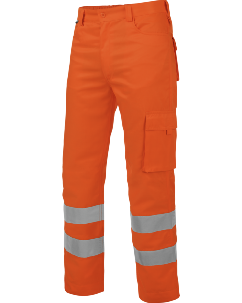 Pantalón de Trabajo Térmico Alta Visibilidad Lumen Clase 2 Naranja