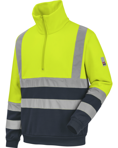 Sudadera de Trabajo AV Lumen Clase 2 Amarillo/Marino