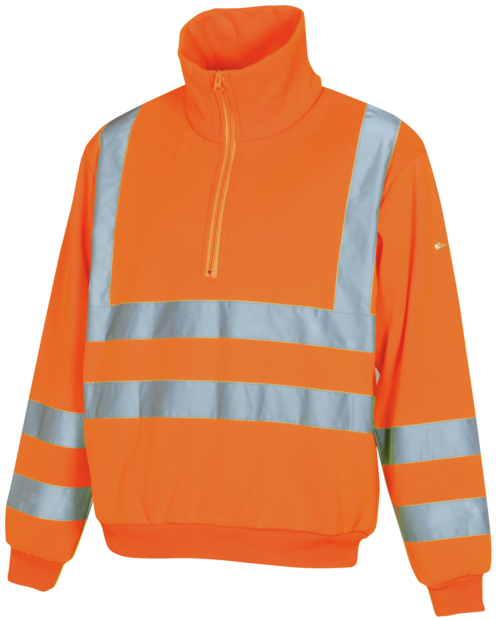 Sudadera de Trabajo Alta Visibilidad 3/2 Naranja