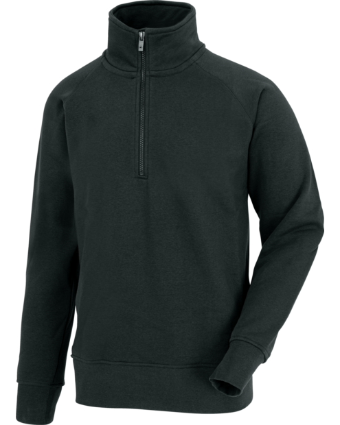 Sudadera Job+ 1/2 Cremallera Antracita