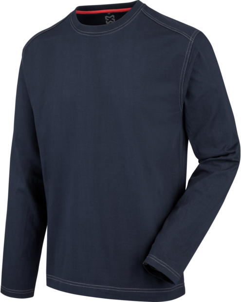 Camiseta Manga Larga Premium Azul Marino