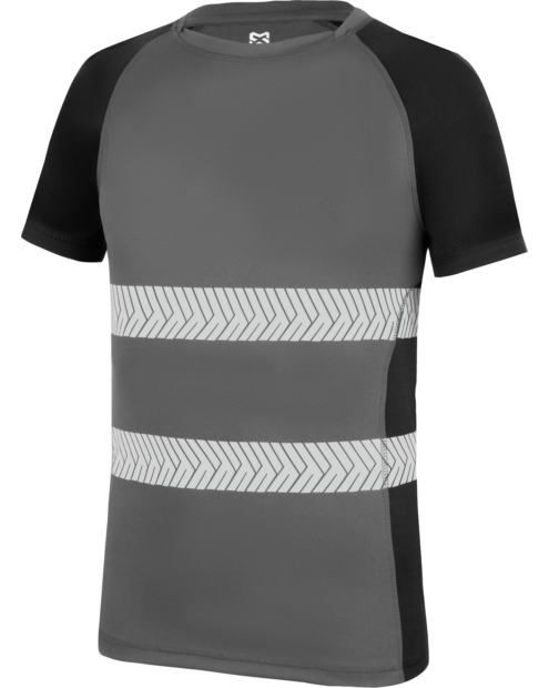 Camiseta Dry Tech Reflex Gris/Negro