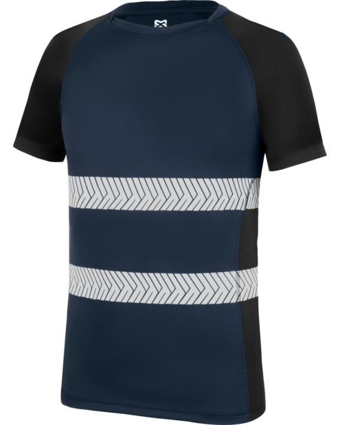 Camiseta Dry Tech Reflex Azul Marino/Negro