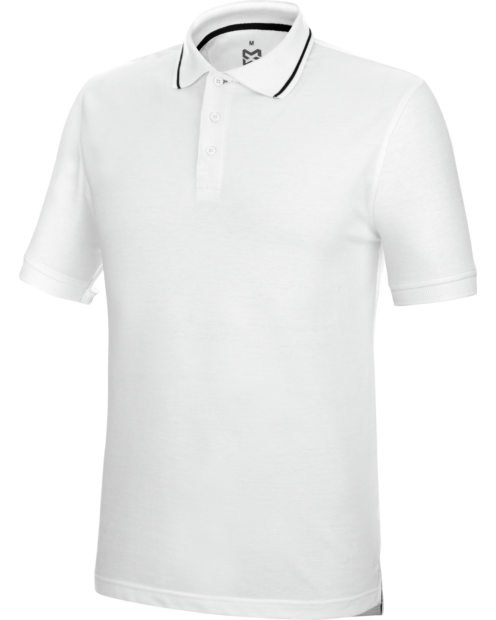 Polo Manga Corta Classic Stretch Blanco