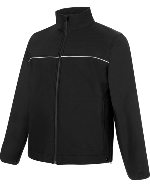 Chaqueta Softshell Seguridad Negro