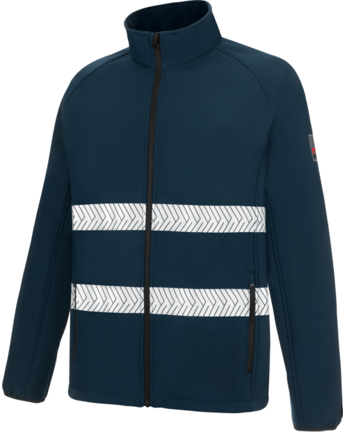 Softshell Simply Reflex azul marino