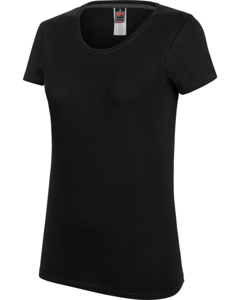Camiseta Manga Corta Mujer Job+ Negro