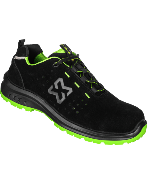 Zapato de Seguridad S1PS ESD Cruise Negro/Verde