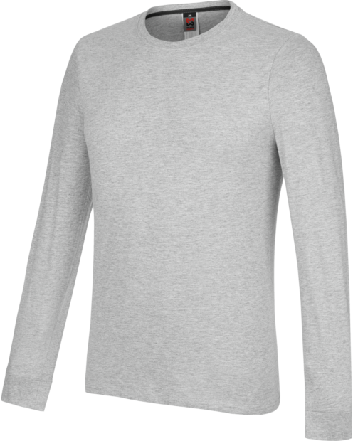 Camiseta Manga Larga Job+ Gris melange