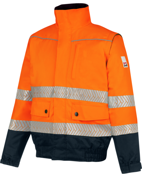 Chaqueta-Chaleco Lumen Pro Orange/Azul Marino