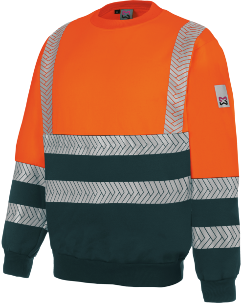 Sudadera Lumen Pro Naranja/Azul Marino