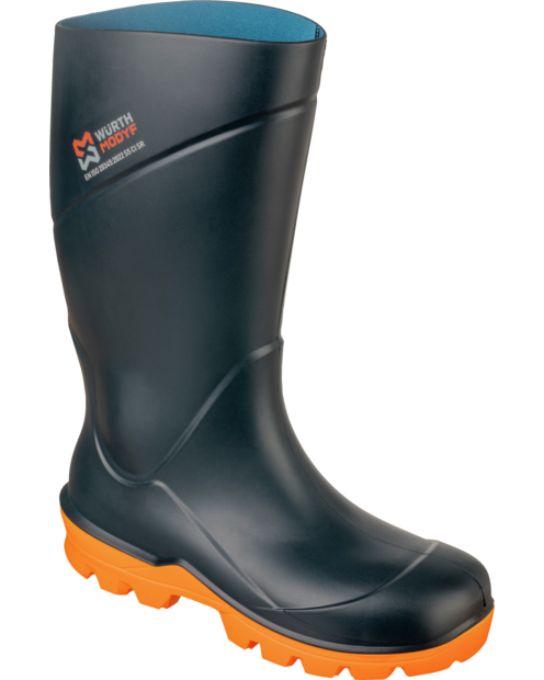 S5 Bota PU Delmar Azul/Naranja