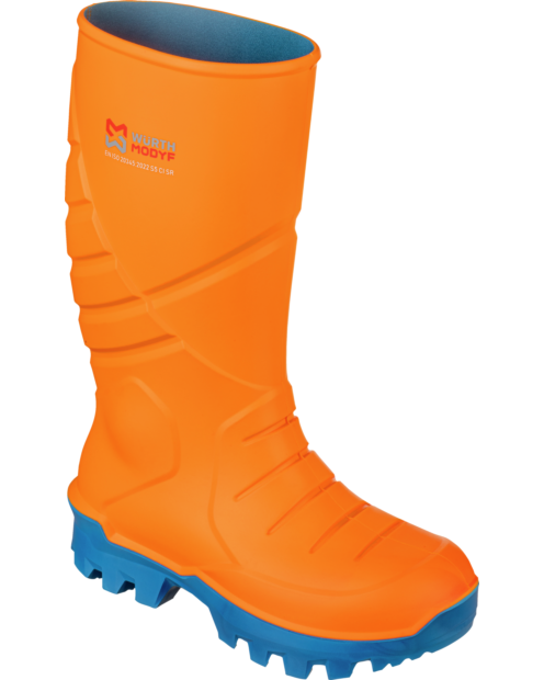 Bota S5 PU Frish Naranja/Azul