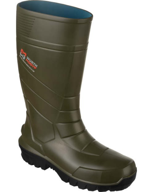 S5 Bota PU Agro Verde/Negro