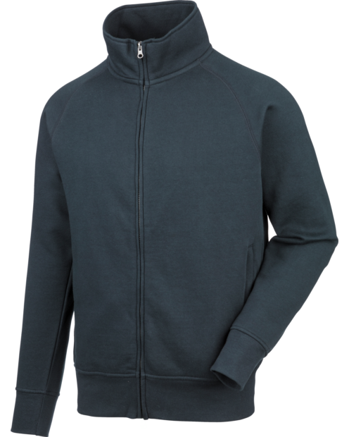Sudadera con cremallera Job+ azul marino