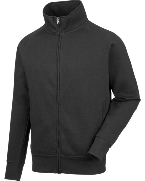 Sudadera con cremallera Job+ negro