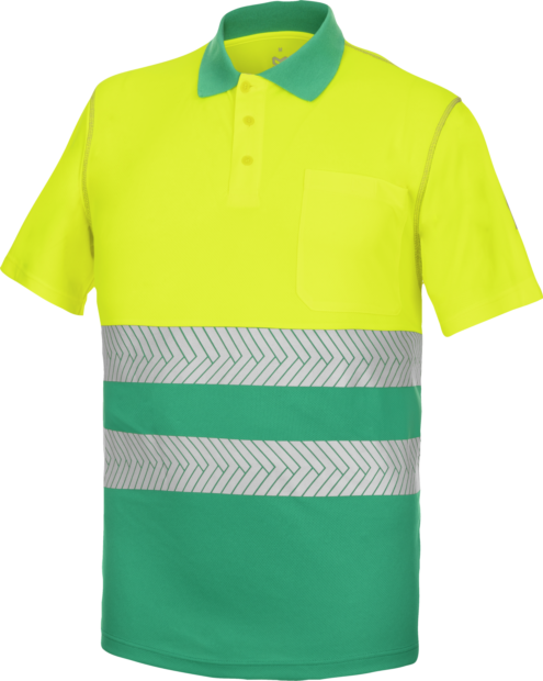 Polo Manga Corta Lumen Pro Amarillo/Verde